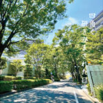 下丸子駅　緑が生い茂る散歩道